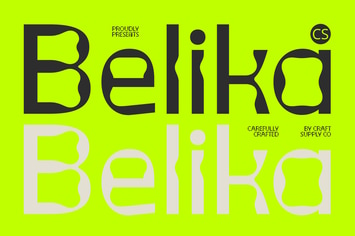 CS Belika – Techno Font