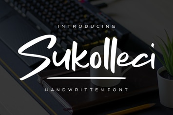 Sukolleci - Handwritten Font