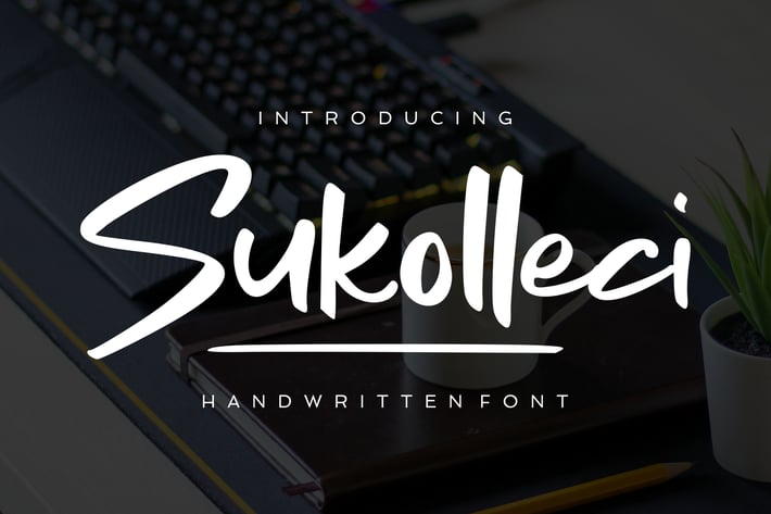 Sukolleci - Handwritten Font