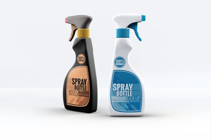 Spray Bottle Mock-Up