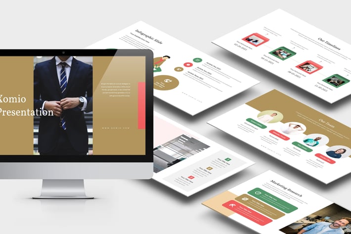 Xomio : Business Report Powerpoint