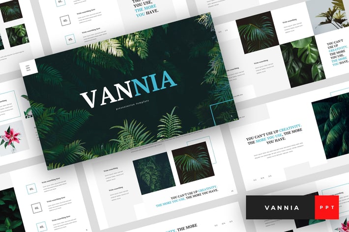 Vannia - Plant PowerPoint Template