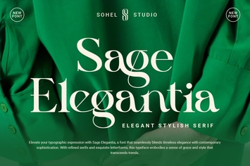 Sage Elegantia - Modern Elegant Branding Serif