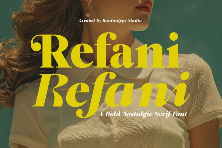 Refani Nostalgic Serif Font