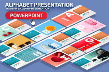 Alphabet Powerpoint Presentation Template