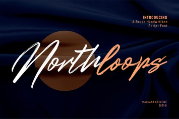 Northloops Brush Handwritten Script Font