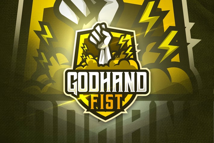 Godhand Fist - Mascot & Esport Logo