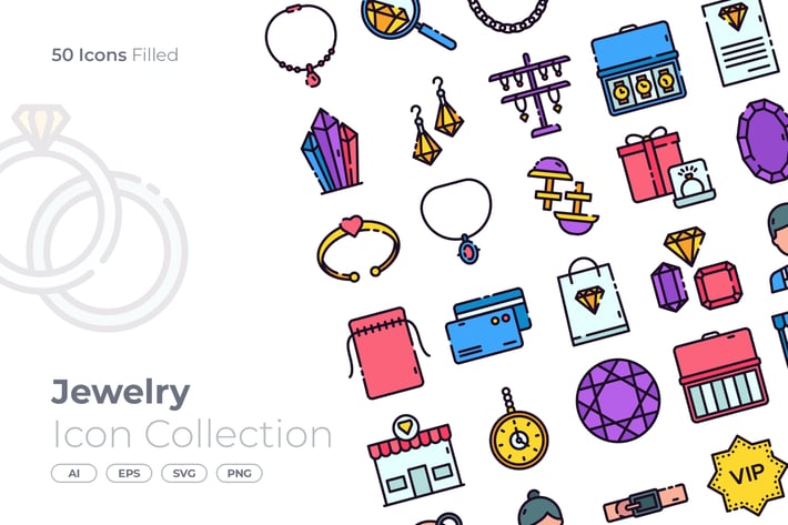 Jewelry Filled Icon