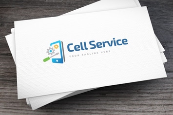Cell Service Logo Template
