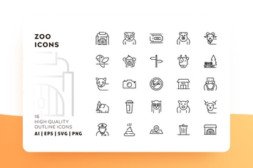 AWR ZOO ICON OUTLINE