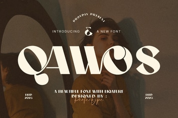Qawos Elegant Serif Font Typeface