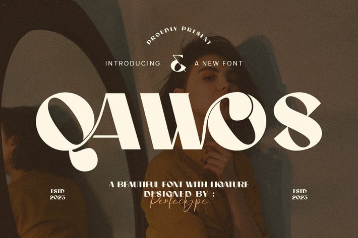 Qawos Elegant Serif Font Typeface