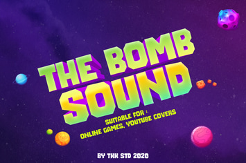 The Bomb Sound - Modern Block Gaming font