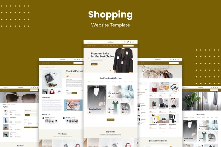 E-commerce Shopping Website Template