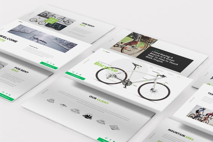 Bicycle Powerpoint Presentation Template