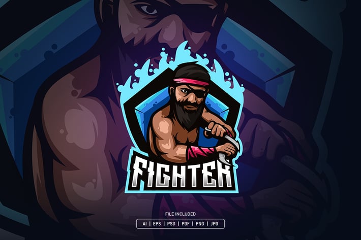 Fighter esport logo