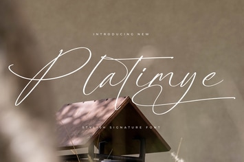 Platimye Stylish Signature Font