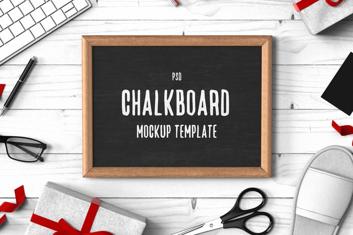 Chalkboard Mockup Template