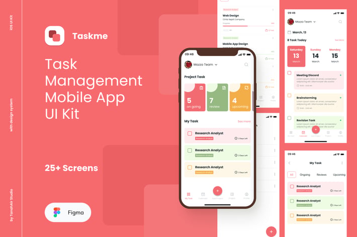 Taskme - Task Management UI Kit