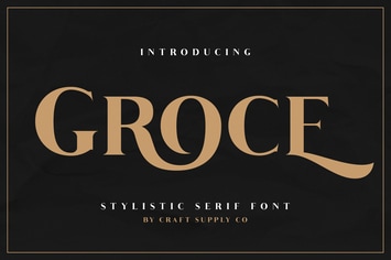 Groce - Stylistic Serif Font