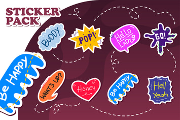 Happy Stickers