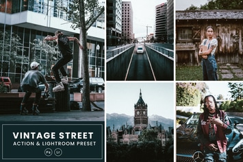 Portrait Night Street Action & Lightrom Presets
