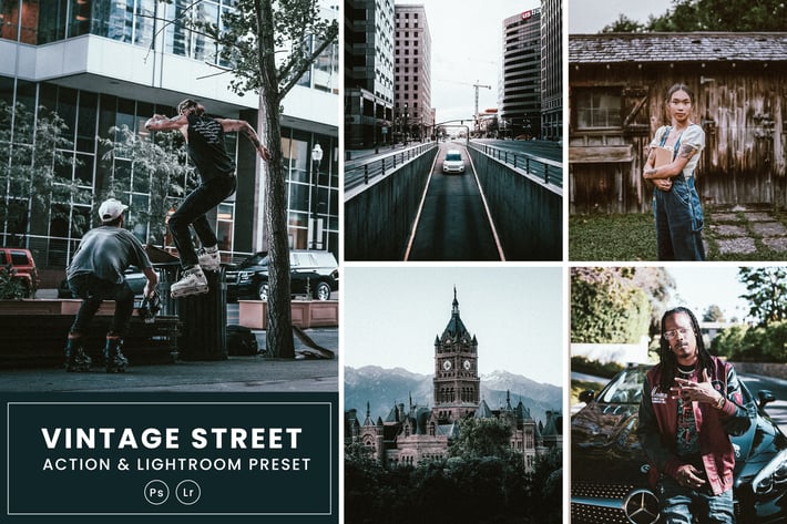 Portrait Night Street Action & Lightrom Presets