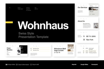 Wohnhaus - Clean Business Presentation