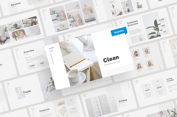 Clean - Minimalist Keynote Presentation
