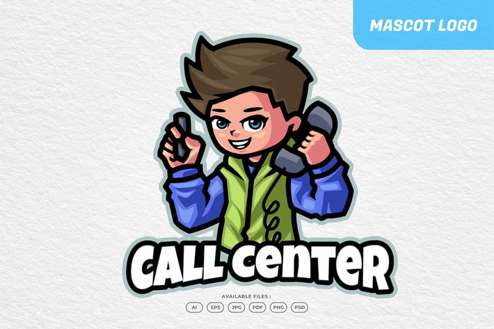Call Center Kid Logo