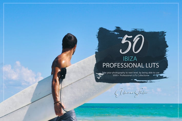 50 Ibiza LUTs Pack