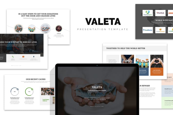 Valeta : Charity, Fundraising, Social Keynote