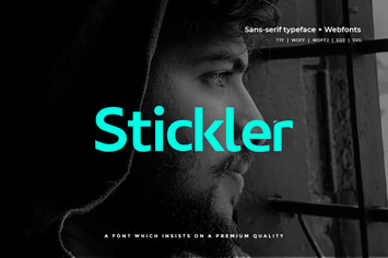 Stickler  - Modern Typeface + WebFont