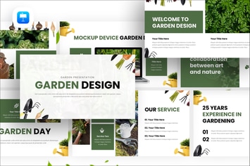 Garden Design Company Keynote Presentation