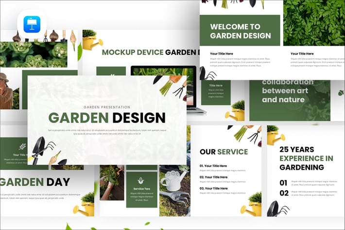 Garden Design Company Keynote Presentation