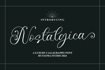 Nostalgica - A Modern Calligraphy Font