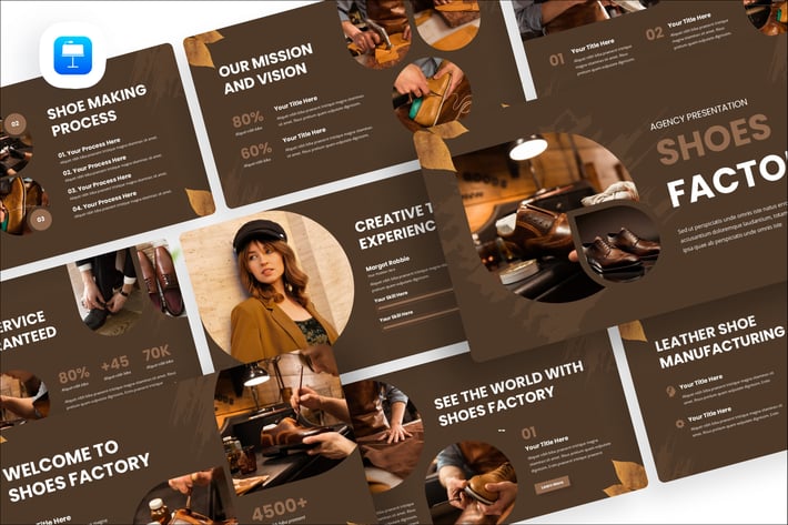 Shoes Factory Keynote Presentation Template