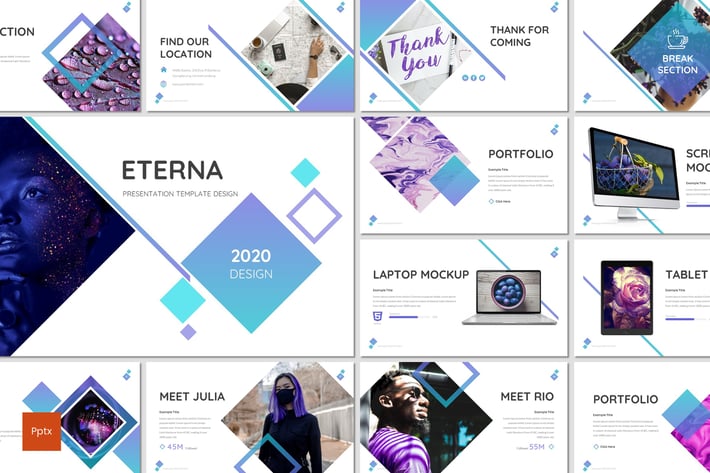 Eterna - Creative Powerpoint Template