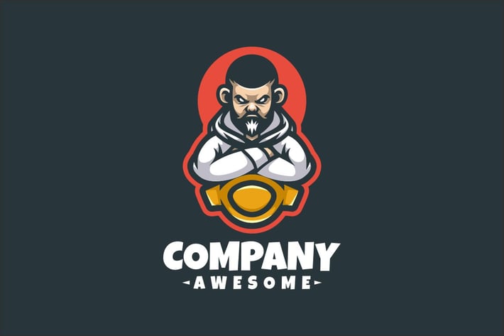 Boxer Logo Mascot