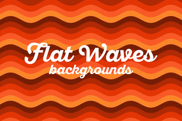 Retro Colorful Waves Backgrounds