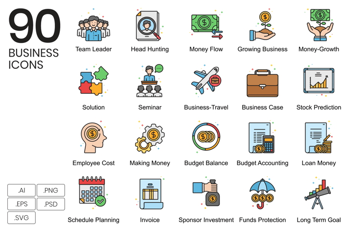 90 Business Icons
