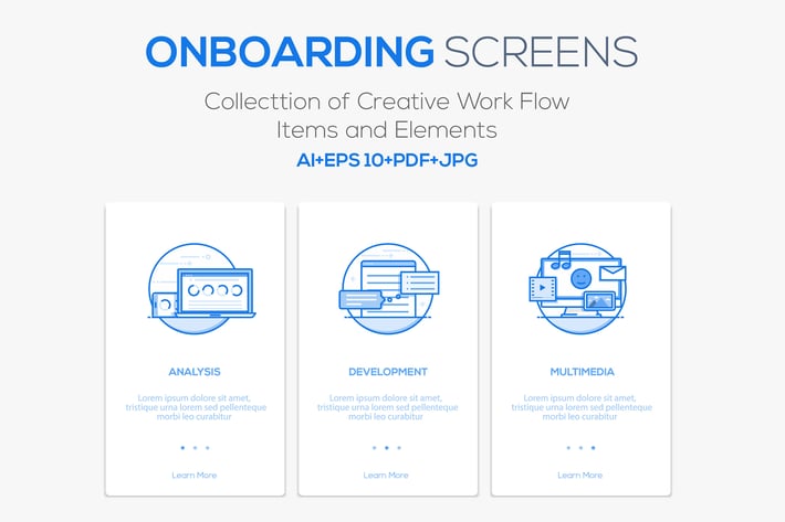 15 Onboarding Screens for App