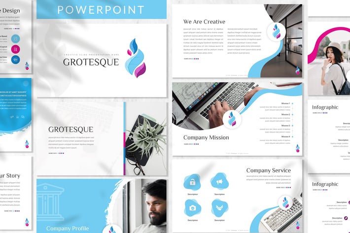 Grotestque - Business Creative Powerpoint Template