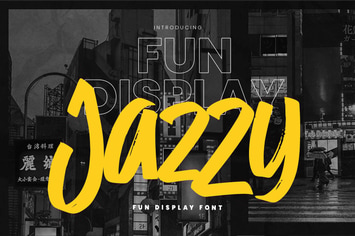 Jazzy - Fun Display Font