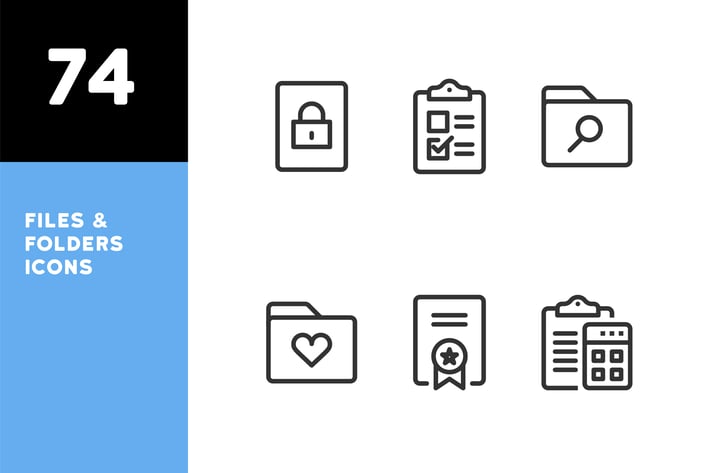Documents & Folders Icons