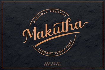 Makutha Script Font