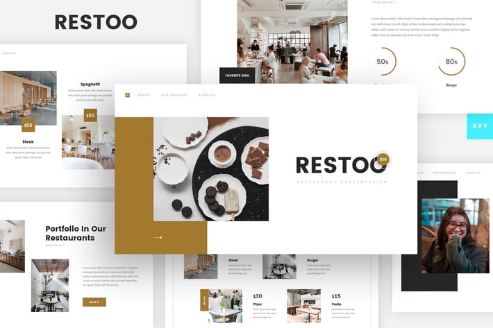 Restaurant & Cafe Keynote Template