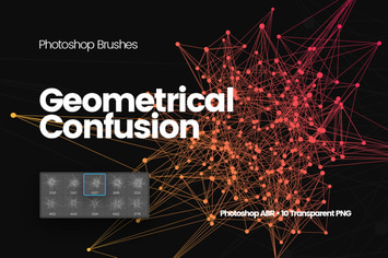 Geometrical Confusion Photoshop Brushes