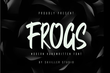 Frogs - Modern Handwritten Font