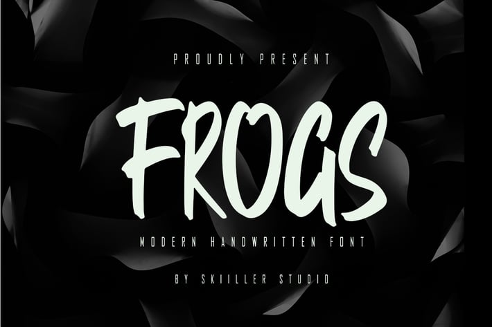 Frogs - Modern Handwritten Font